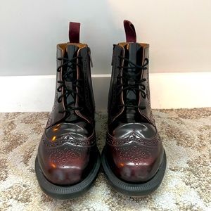 Dr. Martens Burgundy Daphne Dress Boot